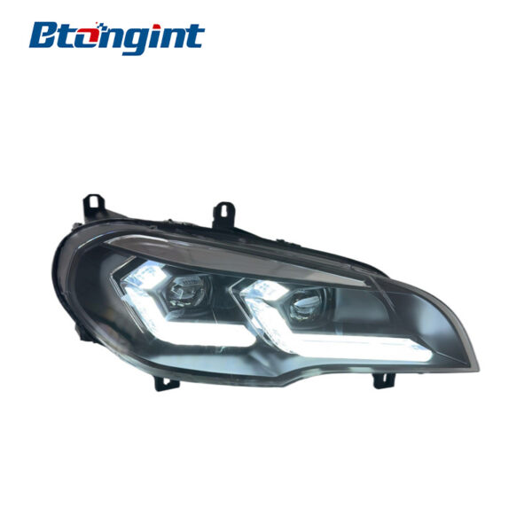 Headlight Assembly For BMW X5 E70 2007‑2013 Retrofit 2023‑Style LED Headlight With Sequential DRL & Turn Signal
