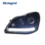 Headlight Assembly For Mercedes‑Benz GL450 2006‑2011 Retrofit LED DRL Sequential Turn Signal High & Low Beam