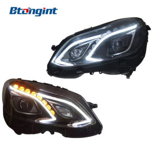 Headlight Assembly For Mercedes‑Benz E‑Class W212 2010‑2016 E180 E200 E260L Upgrade High‑Spec DRL Headlamp