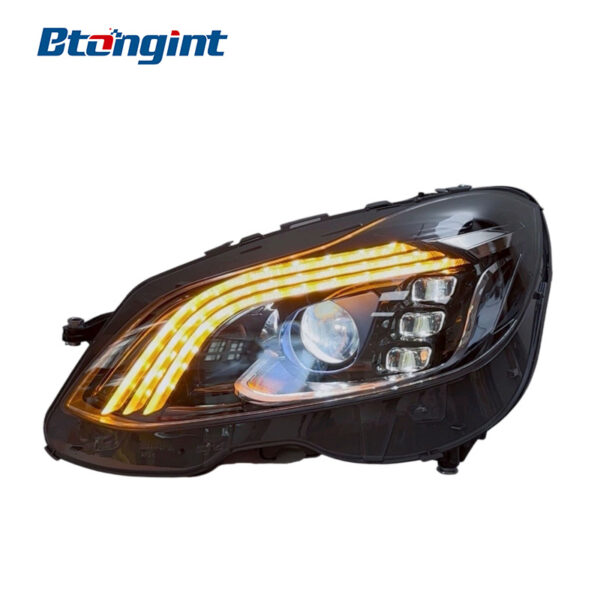 Headlight Assembly For Mercedes‑Benz E‑Class W212 2013‑2015 Retrofit Maybach‑Style LED DRL Turn Signal Lens