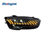 Headlight Assembly For Audi A7 2011‑2018 Retrofit New RS7 DRL Sequential Turn LED Headlamp