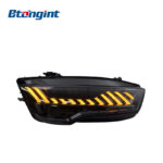 Headlight Assembly For Audi A7 2011‑2018 Retrofit New RS7 DRL Sequential Turn LED Headlamp