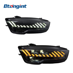 Headlight Assembly For Audi A7 2011‑2018 Retrofit New RS7 DRL Sequential Turn LED Headlamp