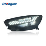 Headlight Assembly For Audi A6L 2012‑2015 Retrofit RS6 Sequential DRL LED Lens Headlamp
