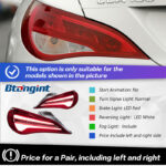 Tail Light Assembly For Mercedes‑Benz CLA C117 2014‑2019 Retrofit New LED Running Light Turn Signal Brake Lamp