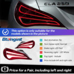 Tail Light Assembly For Mercedes‑Benz CLA C117 2014‑2019 Retrofit New LED Running Light Turn Signal Brake Lamp