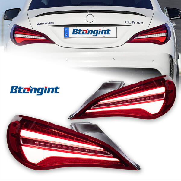 Tail Light Assembly For Mercedes‑Benz CLA C117 2014‑2019 Retrofit New LED Running Light Turn Signal Brake Lamp