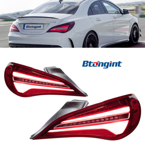 Tail Light Assembly For Mercedes‑Benz CLA C117 2014‑2019 Retrofit New LED Running Light Turn Signal Brake Lamp