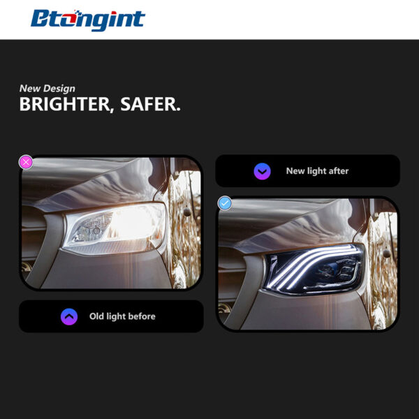 Headlight Assembly For Mercedes‑Benz Sprinter Retrofit Maybach‑Style LED Dual Optical Lens DRL Turn Headlamp