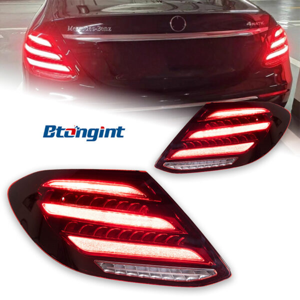 Tail Light Assembly For Mercedes‑Benz E‑Class W213 2016‑2020 Retrofit Maybach‑Style LED Sequential Turn Tail Lamp