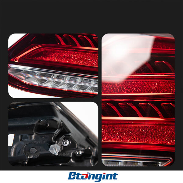 Tail Light Assembly For Mercedes‑Benz E‑Class W213 2016‑2020 Retrofit Maybach‑Style LED Sequential Turn Tail Lamp