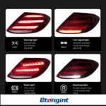 Tail Light Assembly For Mercedes‑Benz E‑Class W213 2016‑2020 Retrofit Maybach‑Style LED Sequential Turn Tail Lamp