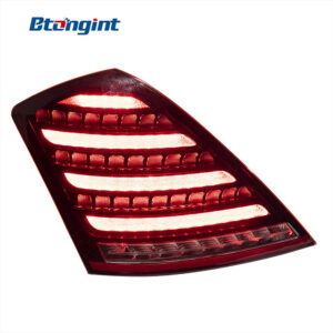 Tail Light Assembly For Mercedes‑Benz S‑Class W221 2006‑2013 Retrofit Diamond Maybach‑Style LED Sequential Turn Tail Lamp