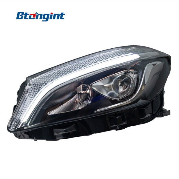 For 2013‑2018 Mercedes‑Benz A‑Class W176 Headlight Assembly, Upgrade LED Lens Headlight Turn Signal & DR