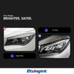 Fit For 2014‑2020 Mercedes‑Benz CLA Series Headlight Assembly, Upgrade LED Bi‑Xenon Projector Headlamp With Sequential Turn Signal