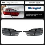 Fit For 2015‑2017 Toyota Camry Tail Light Assembly, Mercedes‑Style Modified LED Running Light, Brake Light & Turn Signal Lamp