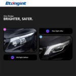 For 2016-2023 Mercedes-Benz Vito W447 headlight assembly – modified LED lens headlights, daytime running lights, turn signal lights