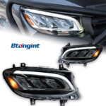 For 2019-2021 Mercedes-Benz W177 A-Class A180 LED Headlight Assembly with Projector Lens
