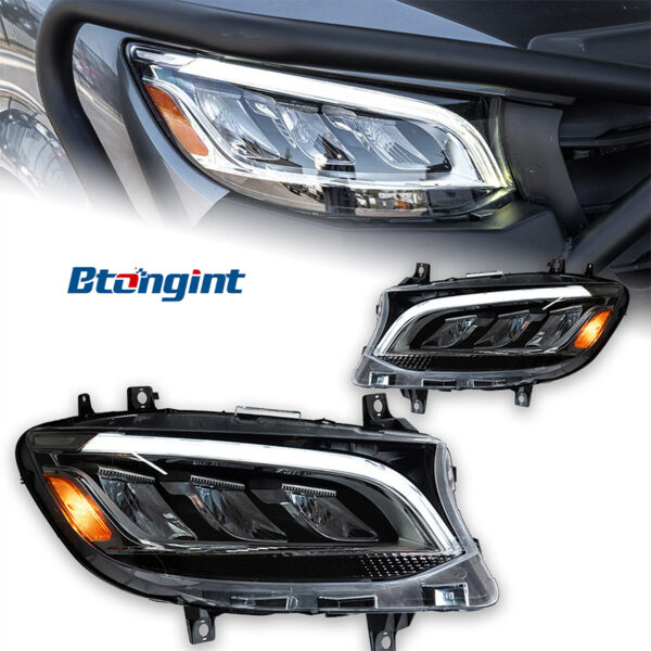 For 2019-2021 Mercedes-Benz W177 A-Class A180 LED Headlight Assembly with Projector Lens