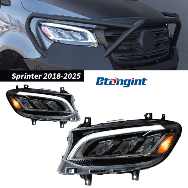 For 2019-2021 Mercedes-Benz W177 A-Class A180 LED Headlight Assembly with Projector Lens