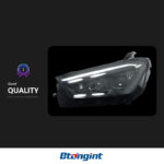 For 2020-2024 Mercedes GLE W167 Headlight Assembly Upgrade – High-Spec LED DRL & Sequential Turn Signal Projector Lens, US Version