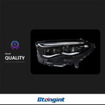 For Mercedes E-Class W214 Headlight Assembly Low-to-High Upgrade – LED DRL, Turn Signal, Bi-LED Dual Projector Lens, US Version`
