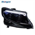 For 2016-2023 Mercedes-Benz Vito W447 Headlight Assembly – 2024 New Style LED Projector Headlights with LED DRL, Aftermarket Front Lamp Upgrade