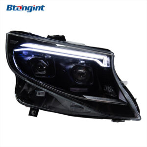 For 2016-2023 Mercedes-Benz Vito W447 Headlight Assembly – 2024 New Style LED Projector Headlights with LED DRL, Aftermarket Front Lamp Upgrade