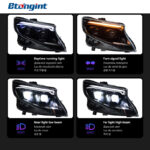 For 2016-2023 Mercedes-Benz Vito W447 Headlight Assembly – 2024 New Style LED Projector Headlights with LED DRL, Aftermarket Front Lamp Upgrade