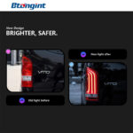 For Mercedes-Benz Vito V250 V260 W447 Tail Light Assembly Upgrade – Full LED Running Light & Sequential Turn Signal Rear Lamp, Cross-border Aftermarket Taillight