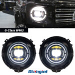 For Old Model Mercedes-Benz G-Class W463 G500 G63 G350 G400 G55 – Upgrade to New Style Smoked Multibeam LED Headlight Assembly