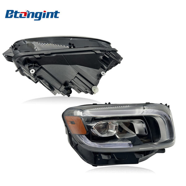 OEM US‑Spec Headlight Assembly With Amber Marker For 2019‑2022 Mercedes‑Benz GLB‑Class W247 GLB200 GLB220, Original Used Front Headlamp