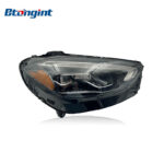 OEM US‑Spec LED Headlight Assembly With Amber Marker For 2020‑2023 Mercedes‑Benz C‑Class W206 C200 C260 C300, Original Used Front Headlamp