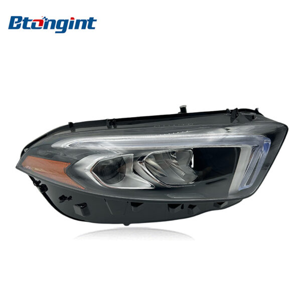 OEM US‑Spec LED Headlight Assembly With Amber Marker For 2021‑2023 Mercedes‑Benz A‑Class W177 A180 A200, Original Used Front Headlamp