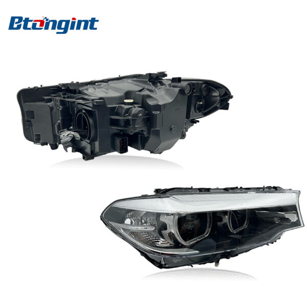 OEM US‑Spec LED Headlight Assembly With Amber Marker For 2018 BMW 5‑Series G30 G38 525 530Li, Original Used Front Headlamp