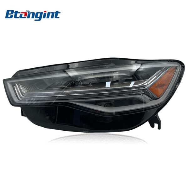 Original Used US Market LED Headlight For Audi A6 A6L C7.5 2016‑2018 Front Headlamp Assembly